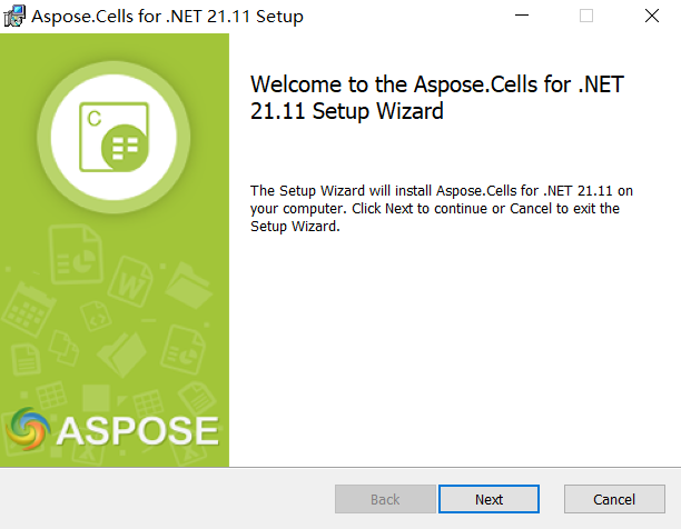 Install Aspose Cells on windows