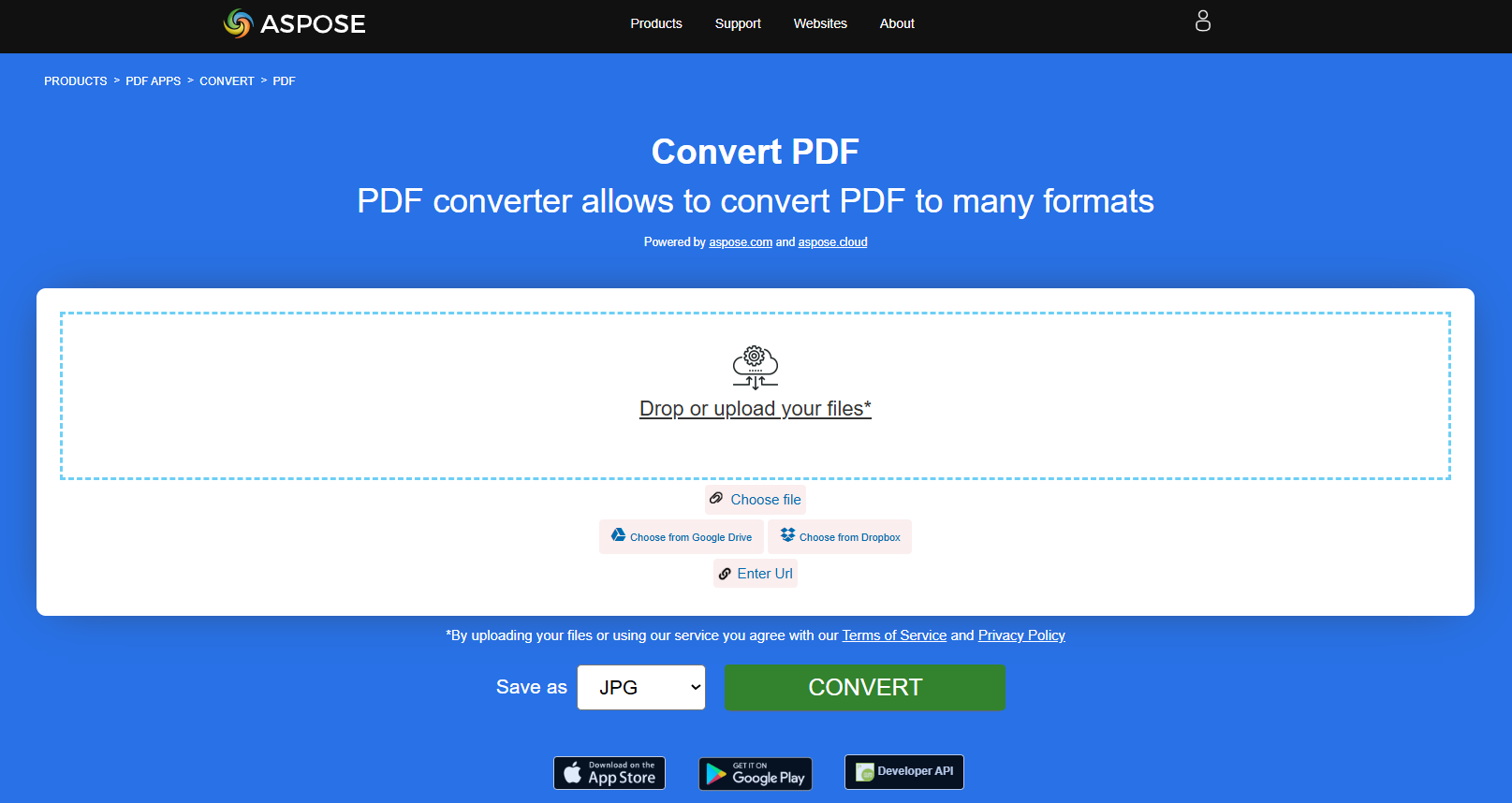 Aspose PDF APP